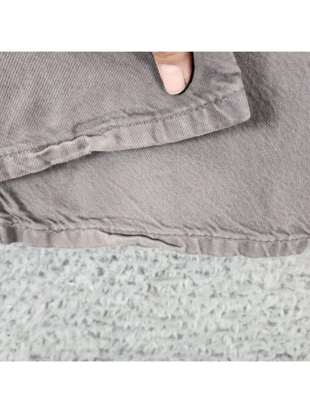 Levis Jeans Mens 34x32 Gray 514 Cotton Denim Regular Fit Straight Leg *Read*